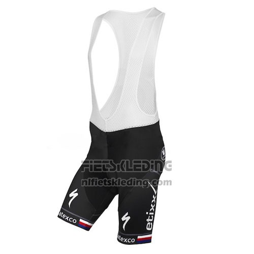 2015 Fietskleding UCI Wereldkampioen Lider Quick Step Zwart Korte Mouwen en Koersbroek